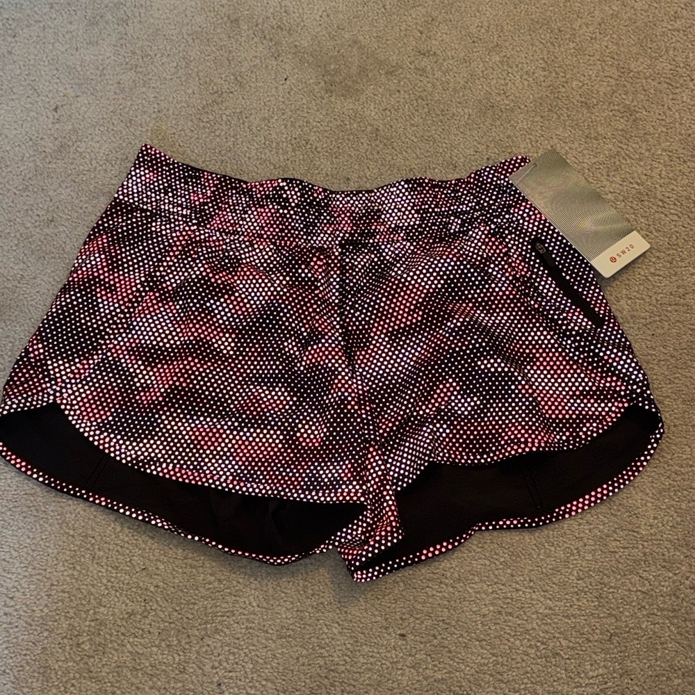 lululemon reflective SeaWheeze shorts size 12 NWT